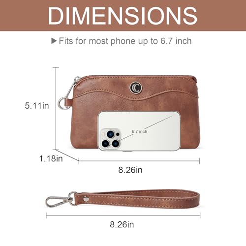 CLUCI Shoulder Bag for Women Bundles with Wristlet Wallets for Women3