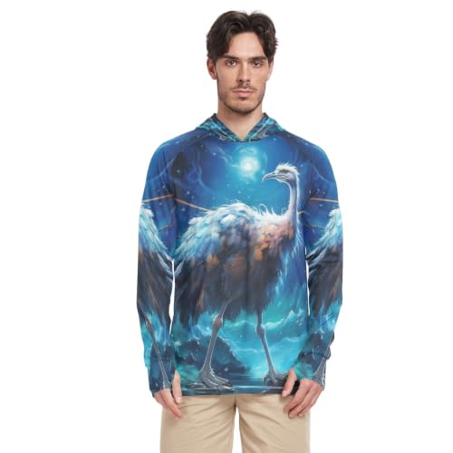 T-Shirt Homme Rash Guard à Col Rond Manches Longues Pêche Running
