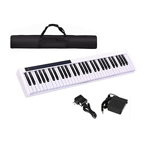 Piano à clavier 61 touches Piano numérique portable tactile pleine grandeur Double haut-parleurs intégrés Bluetooth MIDI Piano électronique avec pédale de sustain Idéal for les adultes, les enfants et - Les Beatles, Paul McCartney, John Lennon, RIngo Starr, George Harrison Piano à clavier 61 touches Piano numérique portable tactile pleine grandeur Double haut-parleurs intégrés Bluetooth MIDI Piano électronique avec pédale de sustain Idéal for les adultes, les enfants et