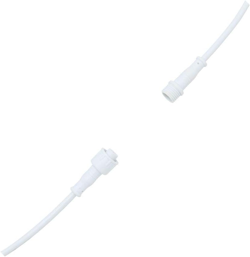 E ENERGYSTEC Waterproof Extension Cable, IP65 LED Connector Cable, 2 Pin Female Male, 6.7 Inch, 2 Pair