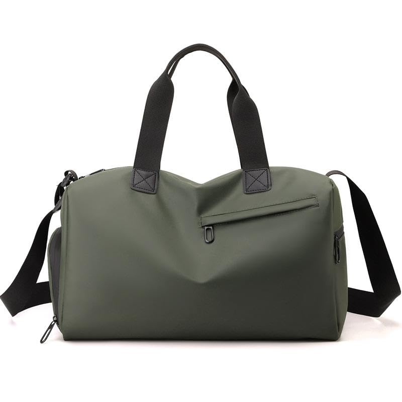Bolsa deportiva para hombre y mujer, bolsa de gimnasio de gran capacidad, con compartimento para zapatos, bolsa húmeda Trav, ligera, seca y separada