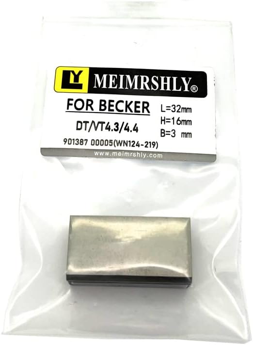 32-16-3mm Carbon Vanes DT/VT4.3 4.4 for BeckerVacuum Pump(Pack of 10Pcs)