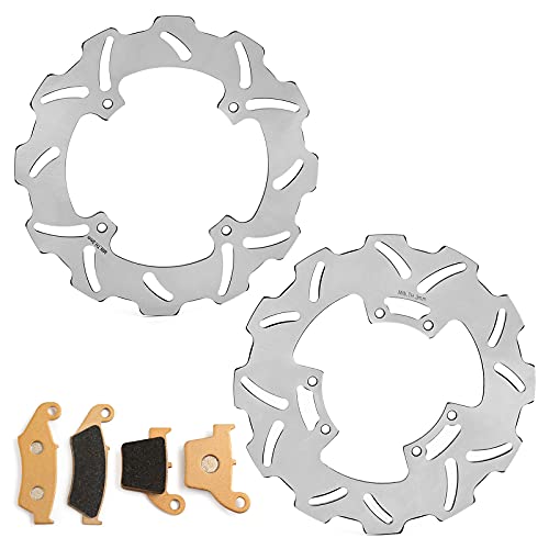 TARAZON Vorne Hinten Bremsscheiben +Bremsbeläge für Honda CRF250R CRF450R CRF250X CRF450X 2004-2011
