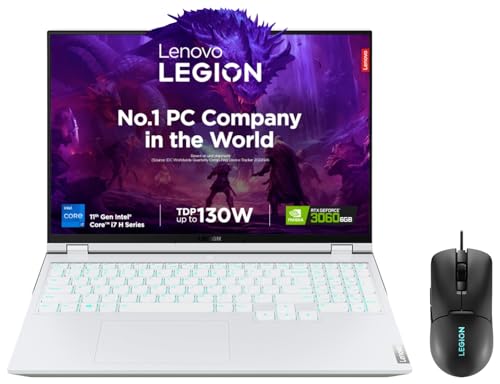 Image of Lenovo Legion5Pro Intel Core i7 11thGen (40cm) QHD 16:10 IPS Gaming Laptop + M300s Gaming Mouse