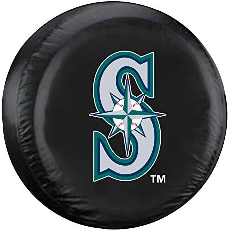 Fremont Die Seattle Mariners Tire Cover Large Size Black
