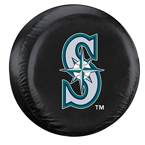 Fremont Die Seattle Mariners Tire Cover Large Size Black
