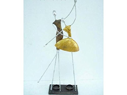 Item Int Bailarinas Metal Pareja 29x6x60