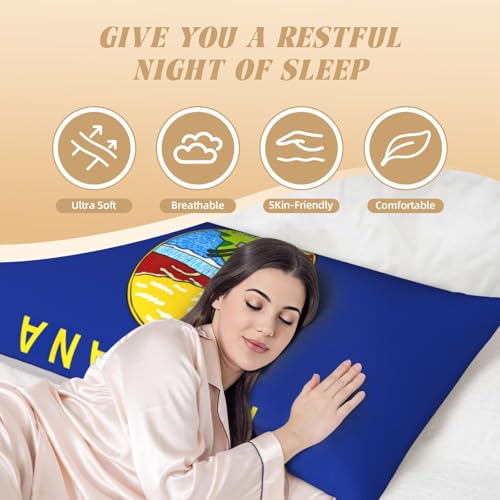 Housse de coussin de corps Montana pour une chambre esthétique