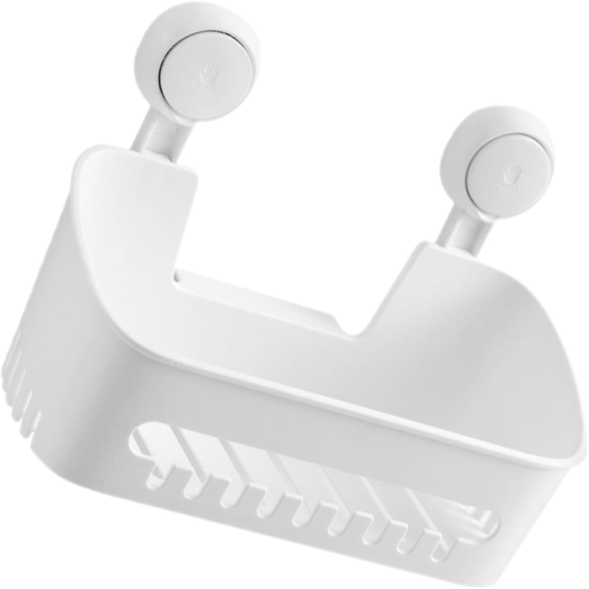 GLEAVI Suction Cup Bathroom Storage Rack Heavy-Duty Wall-Mounted Organizer Waterproof Shower Shelf Strong Suction for Bathroom and Kitchen Use