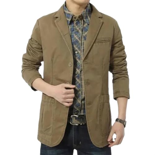 Long trench coat homme vintage coton veste automne business