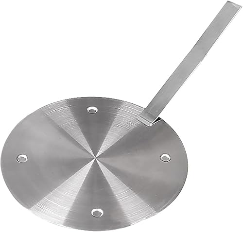 Cabilock Difusor de calor de acero inoxidable para café, leche, utensilios de cocina con anillo de inducción, placa de inducción, difusor de calor