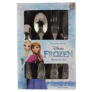 Frozen 4tlg. Edelstahlbesteckset im Geschenkkarton