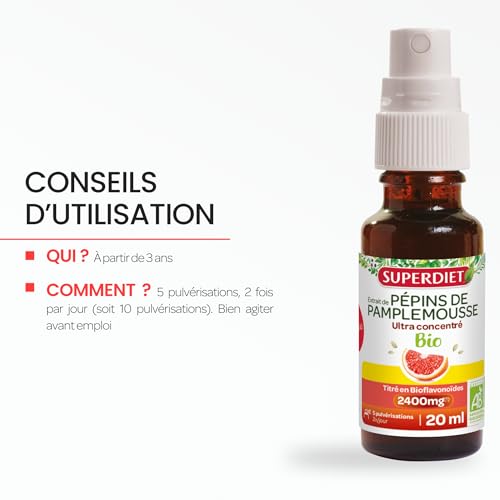 Extrait de pépins de pamplemousse 2400mg Bio - Spray – vue 4