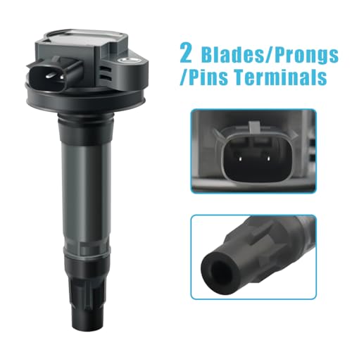 MAS Set of 6 Ignition Coil Pack & 6Pcs Motorcraft Platinum Spark Plug SP589 Compatible with Lincoln MKS MKT MKX MKZ Ford Edge Flex Fusion Taurus 3.7 3.5 V6 Replacement for UF553 5C1652 DG520