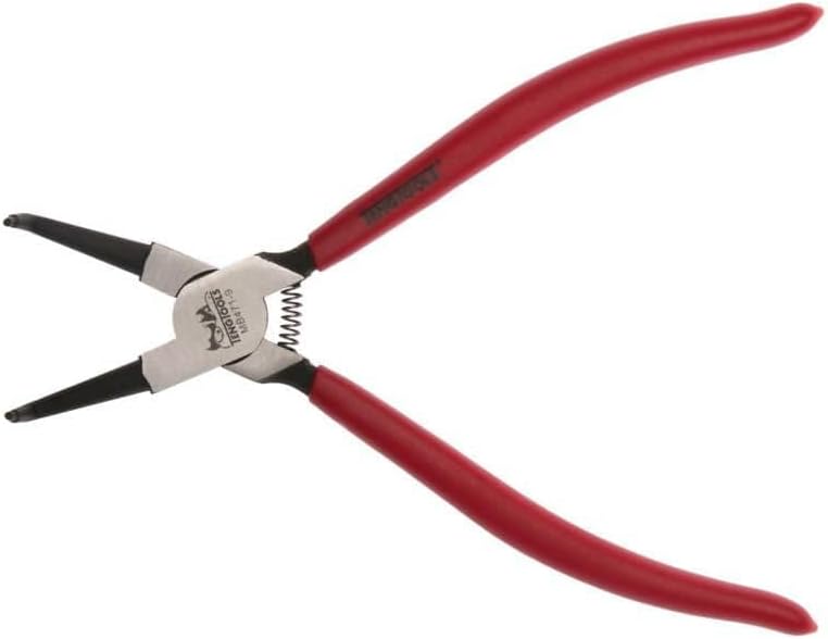 Teng Tools 9 Inch Vinyl Grip Bent/Inner Type Snap Ring/Circlip Pliers - MB471-9