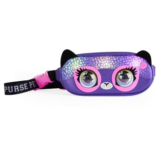 Purse Pets - BOLSO MASCOTA INTERACTIVA - RIÑONERA - Bolso niña bandolera y Mascota Interactiva Cheetah Savannah Spotlight con más de 30 Sonidos y Reacciones - 6066544 - Juguetes niña 5 años +