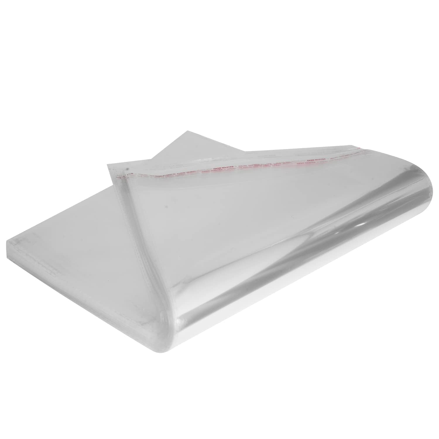 Dharansh - Pack of 75 pcs - 14x18 INCH Size | Transparent Plastic Poly Bag Sealable | Used for saree packaging gift packing, cards and other Packing etc. BOPP Poly Bags Self Adhesive