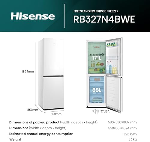 Fridge Freezer 50/50 Total No Frost - White - Image 3