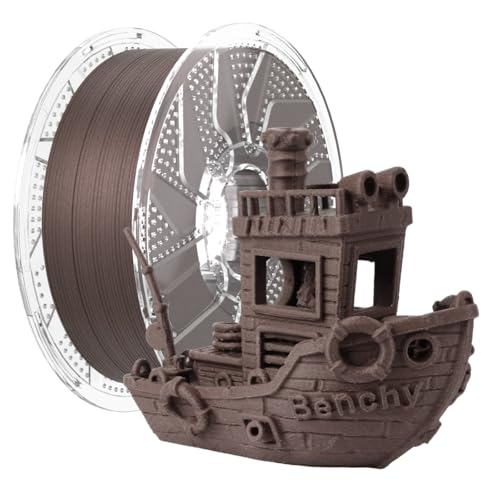 Image of Chitu Systems Conjure Wood PLA Filament 1.75mm 1KG Rose, Real Wood Fibers Filled 3D Printer Filament, Using Reusable Spool Compatible with Bambu Lab Refill Filament, Fits for Most FDM 3D Printers