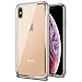 iPhone Xs Max Case, [Transparent] Crystal Clear Heavy Duty Protection [Crystal Chrome] Anti-Yellowing Acryl Back, TPU Bumper Compatible with Apple iPhone Xs Max (2018)