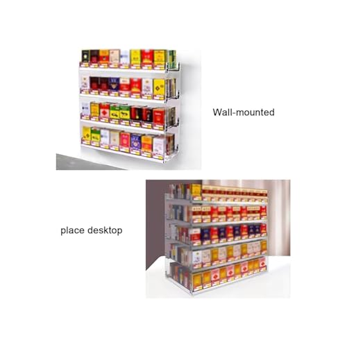 Présentoir à cigarettes de supermarché pour comptoir mural