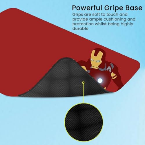 Image of OUTFITQUE Cute Mouse Pad - Printed Mousepad with Anti-Slip Rubber Base & Smooth Mouse Control for Laptop, Gaming, Notepad, Desktops (Multi 1)