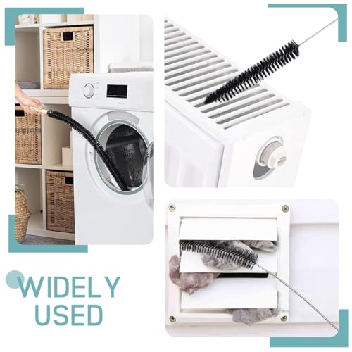 XURJUMI 2Pcs Heizkörperbürste,Heizungsbürste, Heizkörper Reinigungsbürste Für Alle Flach- Rippen- Und Badheizkörper Mit Anti-Kratz-Gummiummantelung, Ideal Für Die Reinigung Von Flachheizkörpern