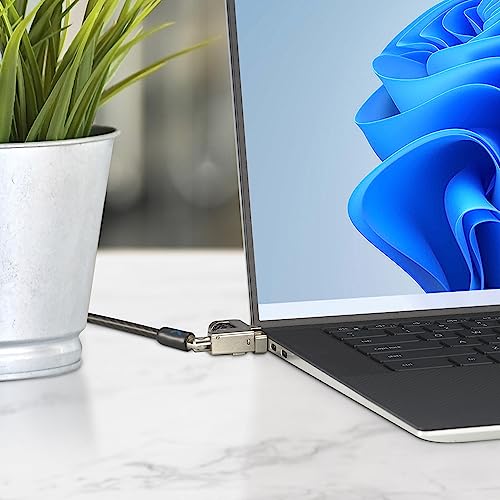 Cerradura para portátil DELL Kensington K65094WW con cable antirrobo de acero trenzado reforzado 7