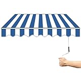 Verstellbares, wasserdichtes Stoffmarkise, 4 x 1,5/4 x 2/4 x 2,5/4 x 3 m, mit Gelenkarm...