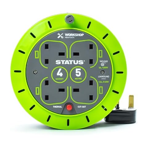 STATUS 4 Socket Heavy Duty Cable Reel Cover