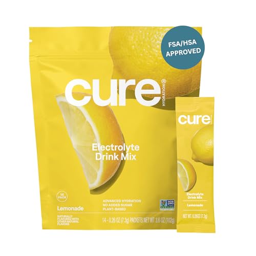Cure Hydration | Plant-Based Electrolyte Drink Mix | No Added