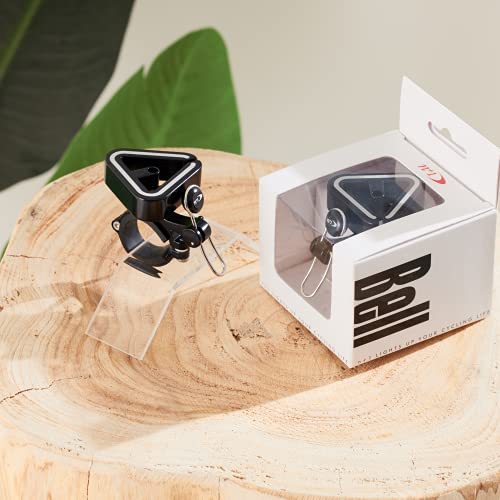 N+1 Triangle Classic Bike Bell- Aluminum Alloy Bicycle Bell For Road Bikes Or Mountain Bikes, Fits 22-25Mm ( 0.87”-1” Inch) Handlebars (Black) #TOP4