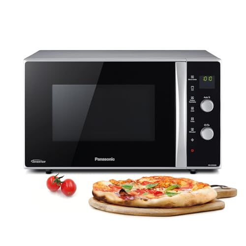 Panasonic NN-CD565BEPG - Four 3 en 1 Combiné, 27 L, Inverter, Chaleur à 100-220°C, Gril Quartz 1300W, Micro-ondes 1000 W, Plat Crispy, Plateau tournant 34 cm, Noir -...