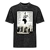 Live Aid Vintage Poster Men's T-Shirt Graphic Shirts Unisex Black Tee M #1