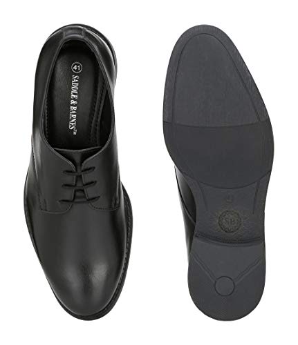Image of Saddle & Barnes Men's Leather Derby Shoes