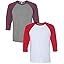 (1) Gry/Maroon Trb + (1) White/Red