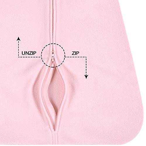 Tillyou Sleep Sack - Baby Wearable Blanket,Sleeveless Warm Soft Plush, Unisex Clothes For Toddler Girl Ages 18-24 Months, Pink Fox #TOP3