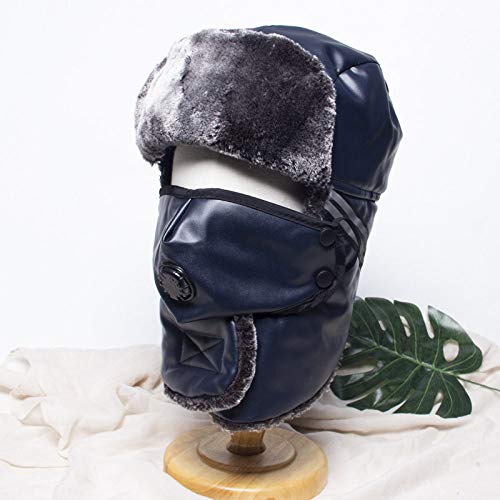 Chapeau aviateur homme coton épais anti-vent pour le patinage extérieur