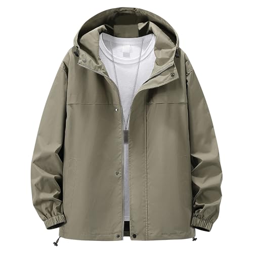 Veste légère sport full zip pour rester au sec sous la pluie