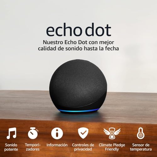 Echo Dot (Última generación) | Altavoz inteligente wifi y Bluetoo...