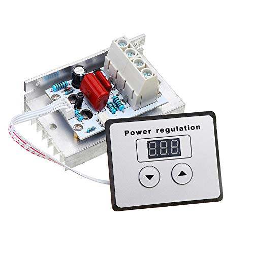 AC 220 V 10000W 80A Digital Control SCR elektronische Spannungs-Regler Drehzahlregelung Dimmer Thermostat mit digitalen Messgeräten