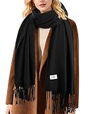 Fygicub Winter Women's Scarf Shawl Fringe Large Classic Wrap