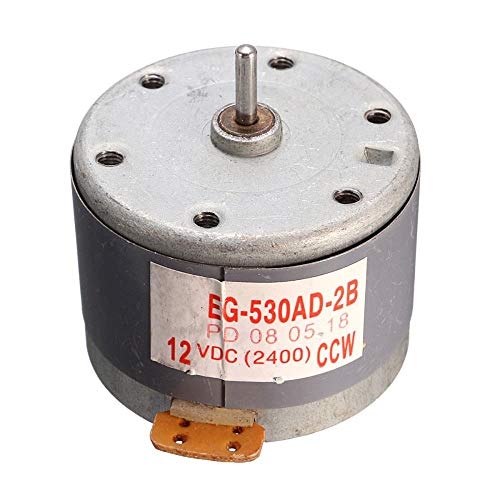 ShAwng 1Pcs DC EG-530ED-2B CCW 12V DC 2400RPM Recorder Motor Booth Motor Cash Registers Motor