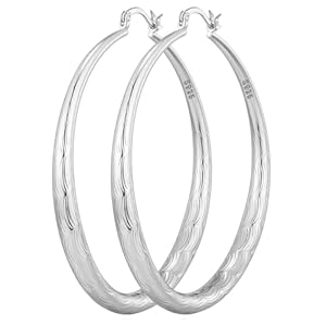 OOOPEL 925 Sterling Silver Hoop for...