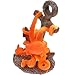 POPETPOP Aquarium Ornaments Resin Big Octopus Shipwreck Aquarium Supplies for Theme Decorations Fish Tank Aquatic Plants Accessories
