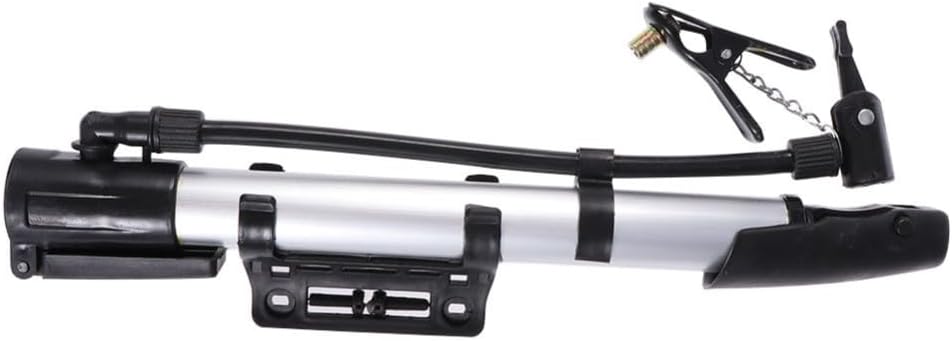 Portable Bike Pump for Road and Mountain Tires, Aluminum Alloy