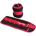 Wamsatto 1 Par Pesas de Tobillo Pesos para Hacer Ejercicio Correr Caminar (2 * 0.25KG (1 Par) -Rojo)