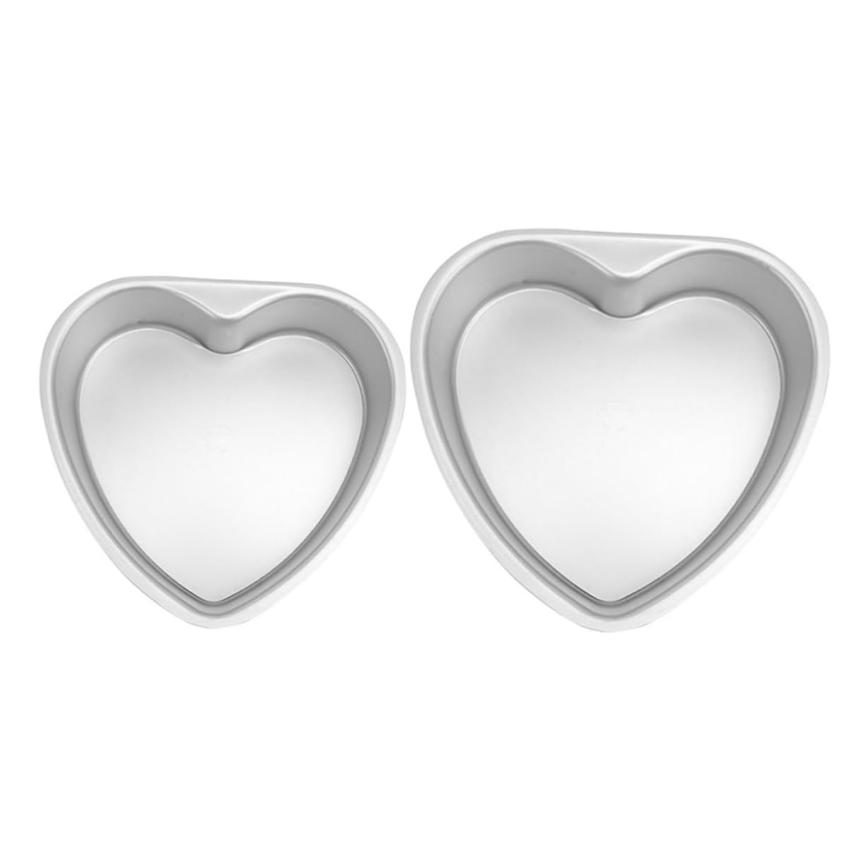 MAGICLULU 10 Pièces Moule à Gâteau Coeur Plaque De Cuisson Moule De Cuisson Micro-ondes Moule à Pâtisserie Pratique Moules à Gâteaux Moule De Cuisson Utile Moule Coeur D'aluminium