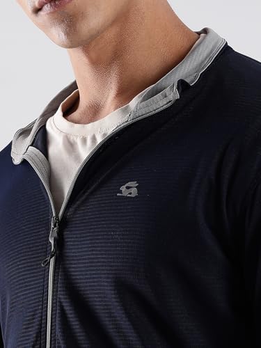 Image of ADRO Sunscreen Jacket for Men UV Sun Advanced Protection Running Jackets For Men Biker Jackets with Zipper Sports jacket for men