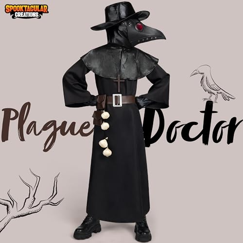 Disfraz Completo Médico de la Peste Negro XX-Large miniatura 2